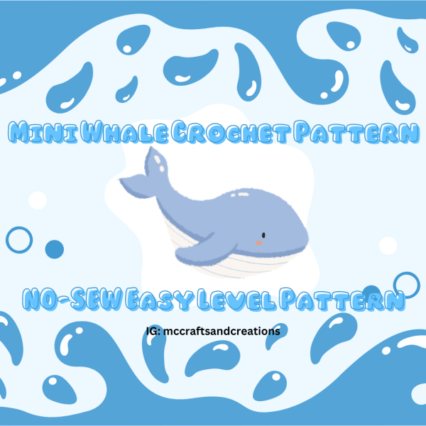 30 Minute No-Sew Whale - Crochet Pattern PDF